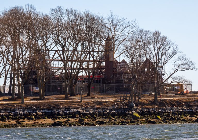 Reconstruction of Church on Hart Island