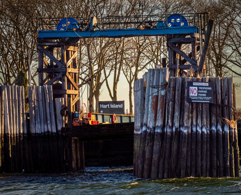 Ferry Dock on Hart Island