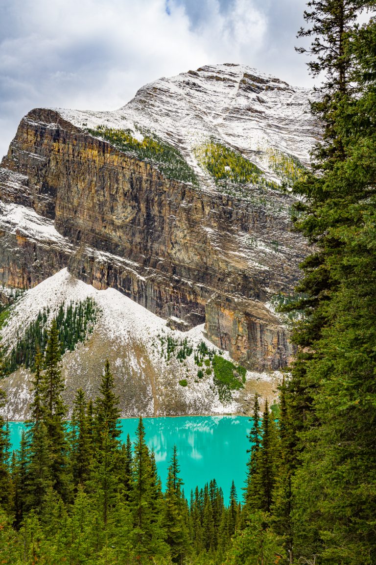 Portrait image of Lake Louise, Banff