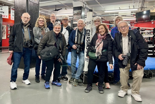 Group Photo at Gleason's Gym