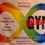 Signage at the Entrance to the Gym - Photographer: Bonnie Forman-Franco