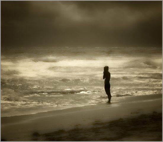 B&W A - Andrew Dubitsky: Morning at the Beach B&W A - Andrew Dubitsky: Morning at the Beach