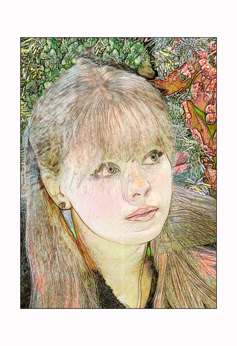 CREATIVE - Ira Scheinerman: Line Drawing of a Young Woman