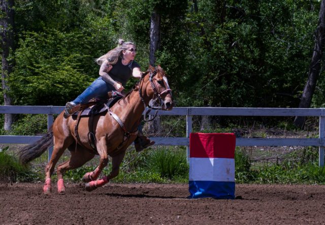 Barrel Racing - Photographer: Bonnie Forman-Franco Barrel Racing - Photographer: Bonnie Forman-Franco
