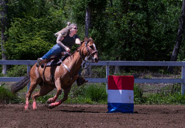 Barrel Racing - Photographer: Bonnie Forman-Franco