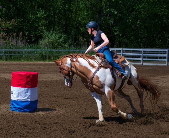 Barrel Racing - Photographer: Bonnie Forman-Franco