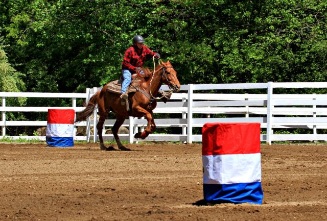 Barrel Racing - Photographer: Valerie DeBiase