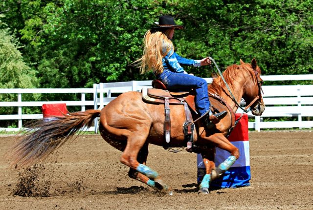 Barrel Racing - Photographer: Valerie DeBiase