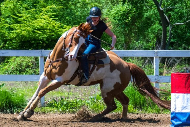 Rounding Two - Photographer: Laurie Ellis Rounding Two - Photographer: Laurie Ellis