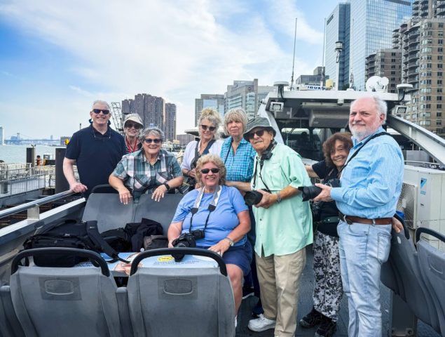 Enjoying Our Time on the Ferry Group Photo