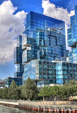 Construction Crane Reflection - Photographer: Valerie DeBiase