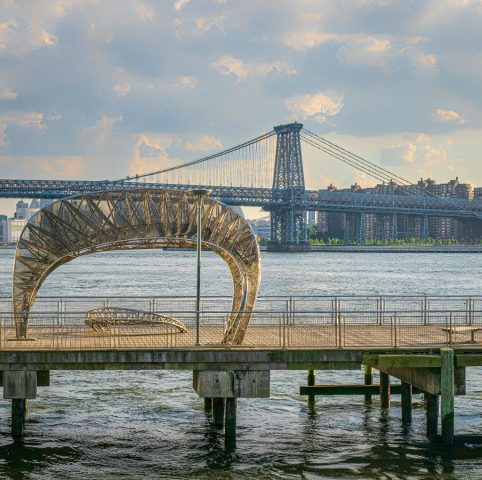 Sculptured Artwork on the Taxi Pier - Photographer: Bonnie Forman-Franco Sculptured Artwork on the Taxi Pier - Photographer: Bonnie Forman-Franco