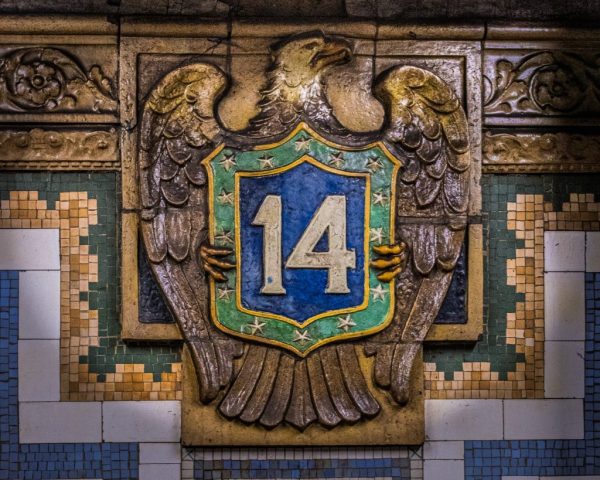 14th Street Union Square Station Mosaic - Photographer: Vincent Como