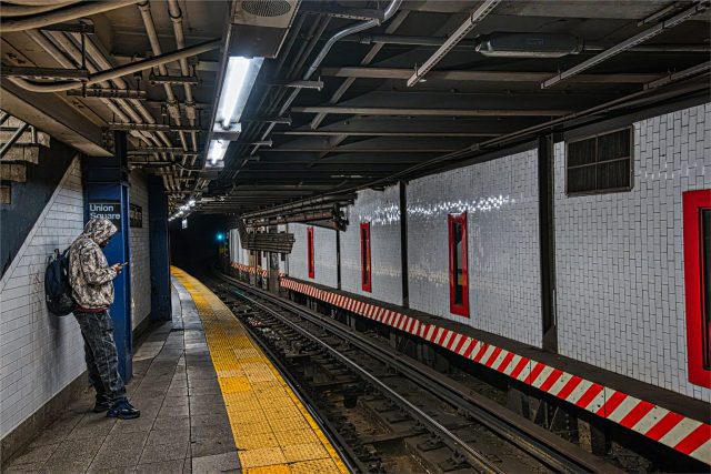 Waiting At Union Square - Photographer: Ellen Dunn