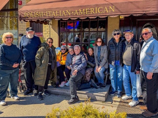 Group Photo Outside of The Birchwood Restaurant