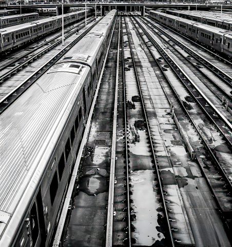 B&W S - Steven Kessler: Train Tracks by Moonlight B&W S - Steven Kessler: Train Tracks by Moonlight